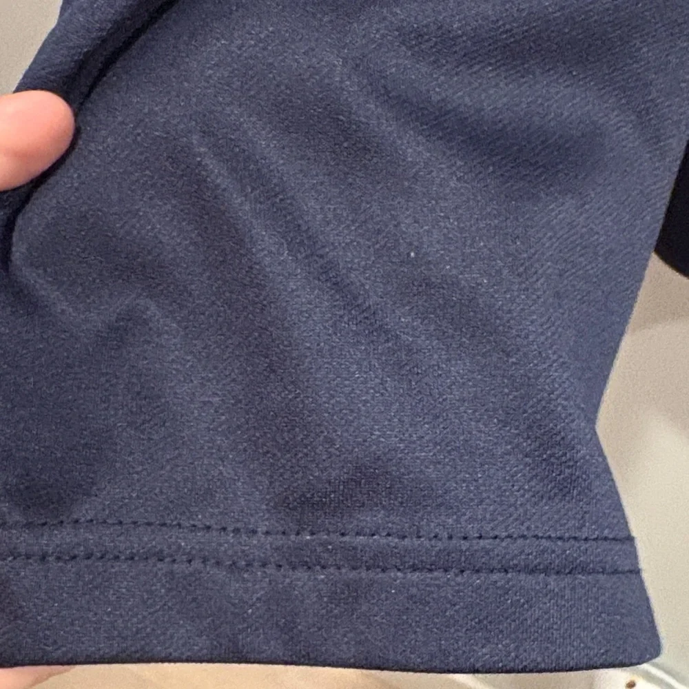 Majestic Dark Blue Quarter-Zip Jacket